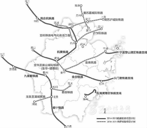 『浙江』高铁规划通苏嘉甬、甬舟、沪苏湖、衢丽等铁路动工建设(图8)