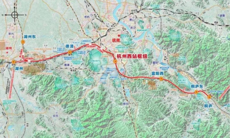 浙江高铁规划通苏嘉甬甬舟沪苏湖衢丽等铁路动工建设