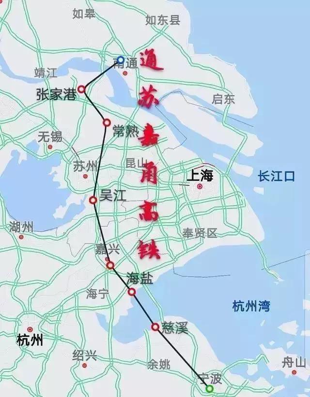 『浙江』高铁规划通苏嘉甬,甬舟,沪苏湖,衢丽等铁路动工建设