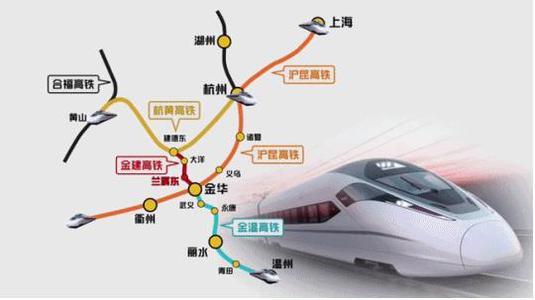 浙江高铁规划通苏嘉甬甬舟沪苏湖衢丽等铁路动工建设