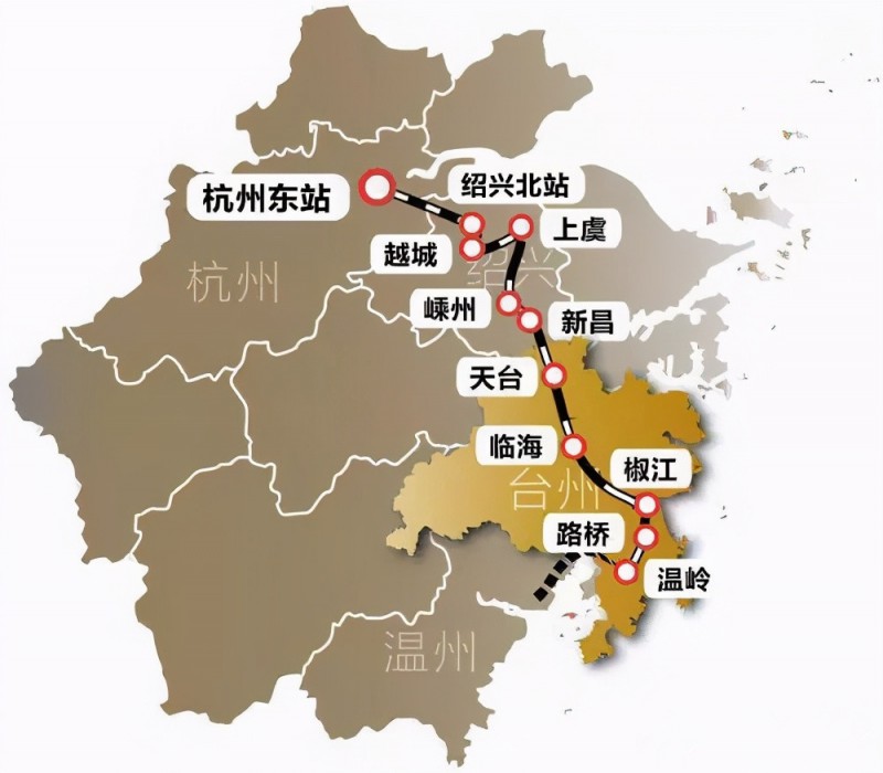 浙江高铁规划通苏嘉甬甬舟沪苏湖衢丽等铁路动工建设