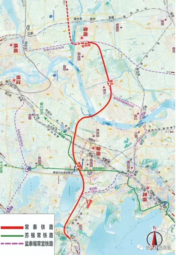 常泰城际铁路启动预可可研及勘察设计招标